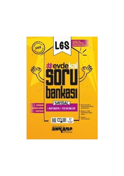 LGS 1. Dönem Evde Kal Sayısal Soru Bankası