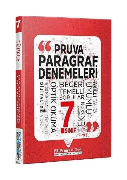 Pruva 7. Sınıf Paragraf Denemeleri