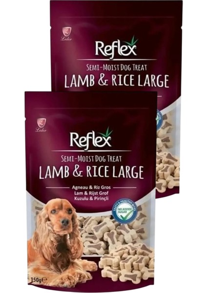 Semi Moist Kuzulu ve Pirinçli Large Yarı Yumuşak Köpek Ödül Maması 150 gr Ikili Paket