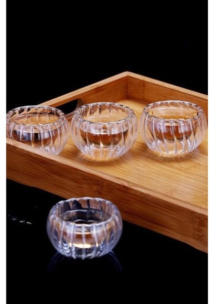 Beyaz Çift Cidarlı Sosluk Seti, 6'lı Paket fiyatları