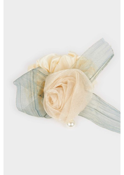 Kadın Gül Desenli Lastik Toka F8254AXNS fiyatları