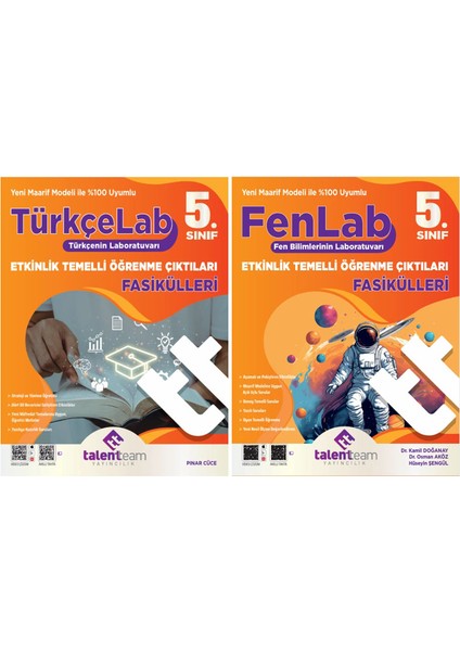 5. Sınıf Lab Etkinlik Temelli Öğrenme Çıktıları Fasikülleri Türkçe Fen Bilimleri Seti