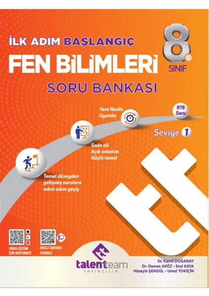 8. Sınıf Ilk Adım Başlangıç Fen Bilimleri Soru Bankası