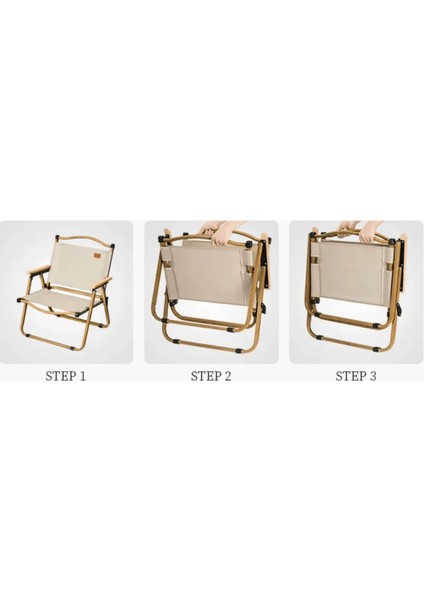 Kamp Sandalyesi- Katlanabilir - Yeşil - Çantasız