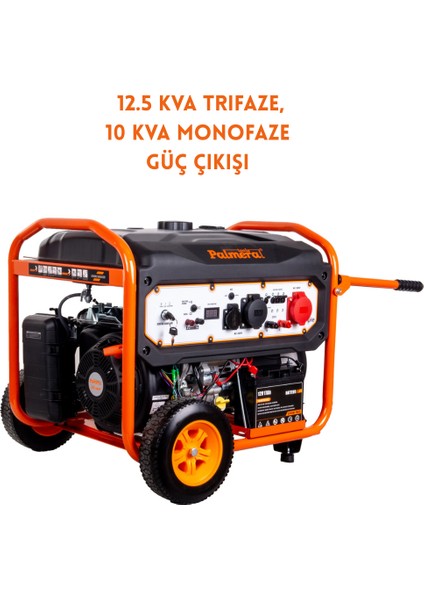 PA13000JMD Benzinli Monofaze Trifaze Dual Jeneratör 12.5 Kva indirimleri