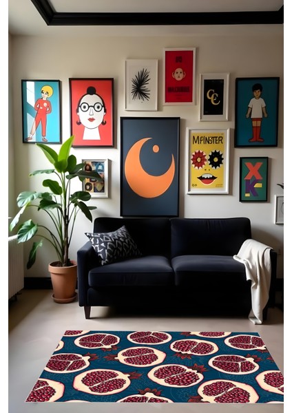 Dijital Baskı Modern Kaymaz Taban Leke Tutmaz Makinada Yıkanabilir Mutfak Halısı ve Balkon Halısı fiyatları