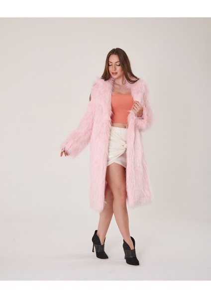 Simli Pembe Kürk Özel Tasarım modelleri