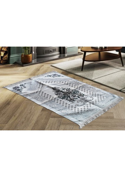 Çeyizlik Veya Hediyelik Seccade,Klasik Çiçek Motifli,Kaymaz Astarlı Dokuma Seccade,