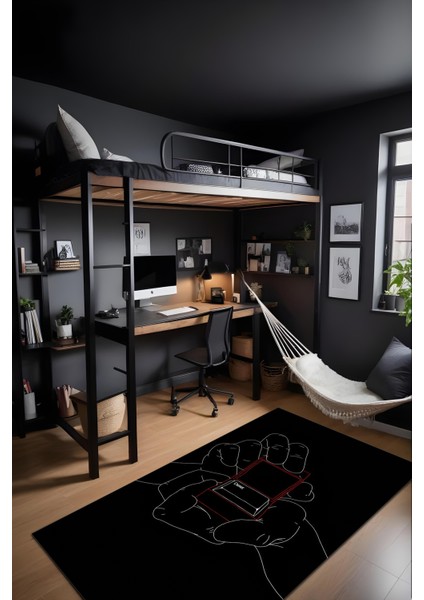 Dijital Baskı Modern Kaymaz Taban Leke Tutmaz Makinada Yıkanabilir Salon Halısı ve Genç Halısı modelleri