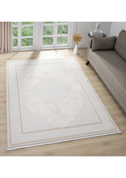 Sahra Serisi Kalın Akrilik Dokuma Salon Mutfak Koridor Kesme Yolluk Dokuma makine halısı