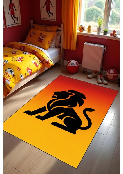 Dijital Baskı Futbol Halısı Makinede Yıkanabilir Anti Bakteriyel Leke Tutmaz Kaymaz Taban