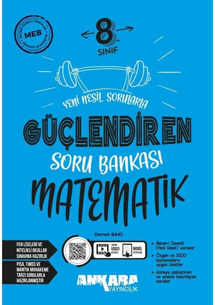 2025 Basım 8.Sınıf Güçlendiren Matematik Nesil Sorularla Soru Bankası