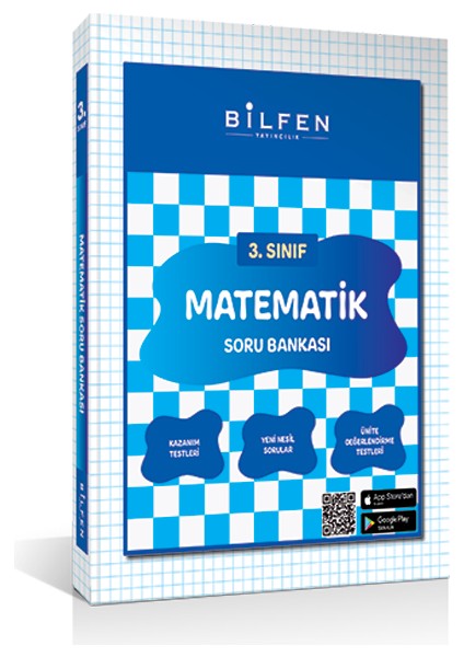 3. Sınıf İlkokul Matematik Soru Bankası Güncel Müfredat Ünite ve Kazanım Testleri