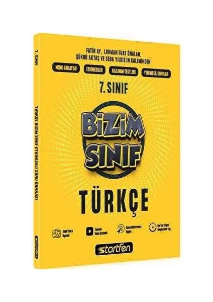 7. Sınıf Bizim Sınıf Türkçe Etkinlikli Soru Bankası