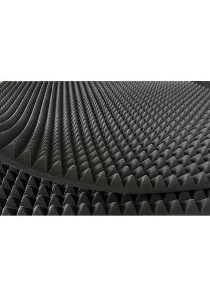 Ses Yalıtım Akustik Piramit Sünger – Yanmaz, 40mm, 100x100cm, 50 DNS – Ses İzolasyon Süngeri fiyatları
