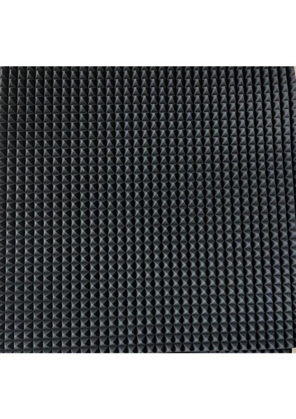 Ses Yalıtım Akustik Piramit Sünger – Yanmaz, 40mm, 100x100cm, 50 DNS – Ses İzolasyon Süngeri modelleri
