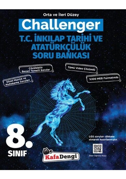 Kafadengi 8.sınıf Challenger Inkilap Tarihi Soru Bankası