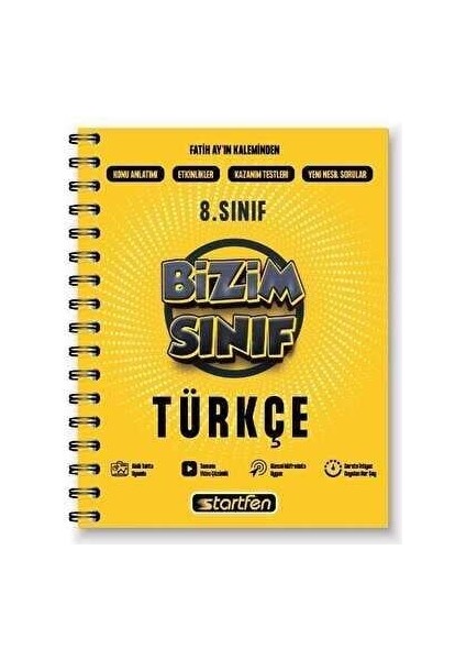 8. Sınıf Bizim Sınıf Türkçe Defteri