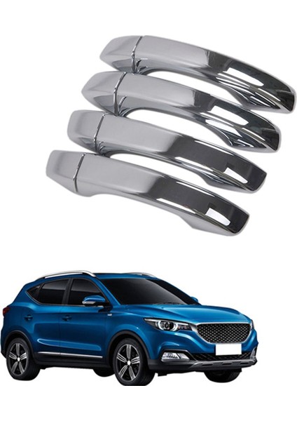 Mg Zs 2017-2020 Krom Araba Kapı Kolları Kapak Trim Çıkartmaları (Yurt Dışından)