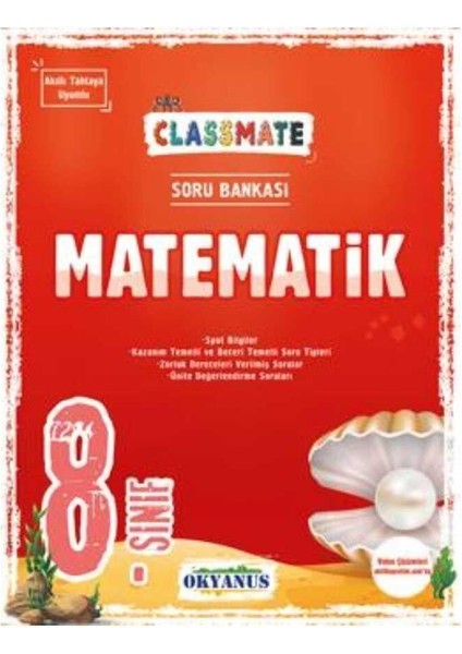 8. Sınıf Classmate Matematik Soru Bankası