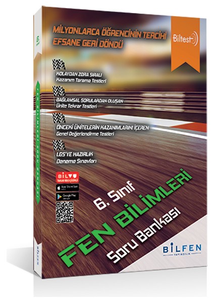 6. Sınıf Biltest Fen Bilimleri Soru Bankası