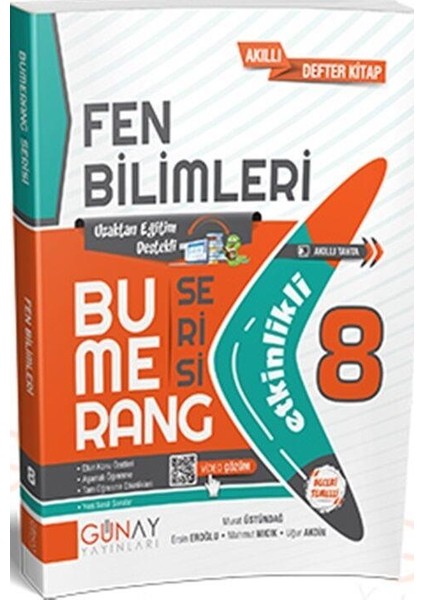 Gün&Ay Yayınları 8. Sınıf Bumerang Etkinlikli Fen Bilimleri