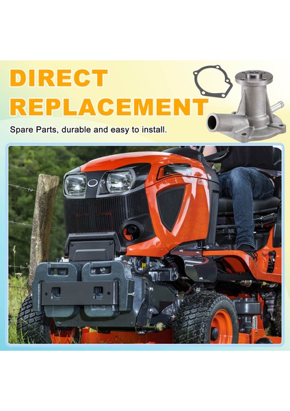 Su Pompası 15534-73030 Kubota Kompakt Traktör B5200 B6200 B7200 B8200 B1550 B1750 (Yurt Dışından) fırsatları