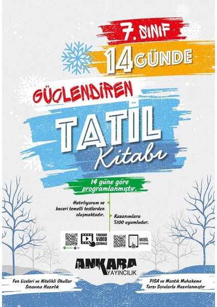 7.Sınıf Güçlendiren 14 Günde Tatil Kitabı