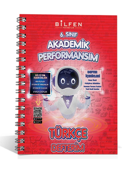 6. Sınıf Türkçe Akademik Performansım Defterim Yayıncılık
