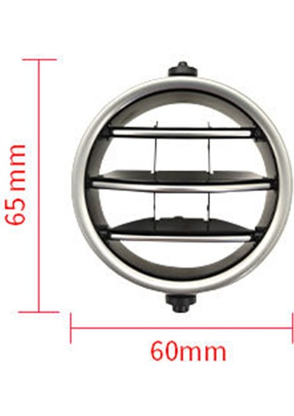 Araba Arka Klima Paneli Izgarası - Gümüş-Siyah (Yurt Dışından) modelleri