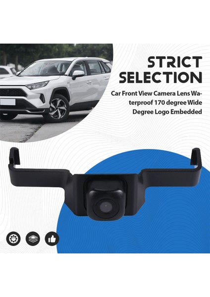 Ccd Araba Ön Izgara Kamera Ön Görünümü Park Parkı Logo Kamera Toyota Rav4 2020 Için Gece Görme (Yurt Dışından) indirimleri