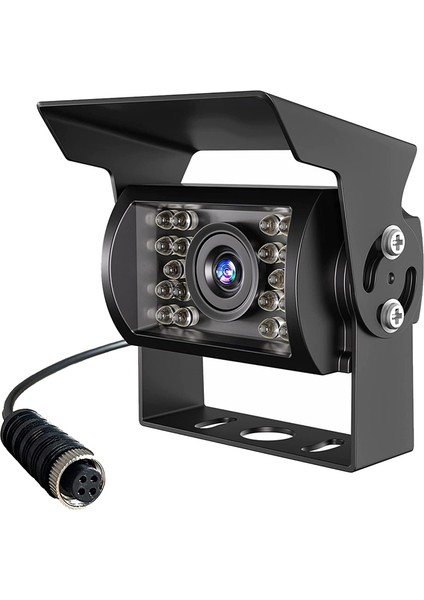 1080P Hd Yedek Kamera, IP69 Su Geçirmez Geniş Görünüm Açısı Ters Arka Görünüm Kamerası Monitör Kamyon Römork Pikapı (Yurt Dışından)