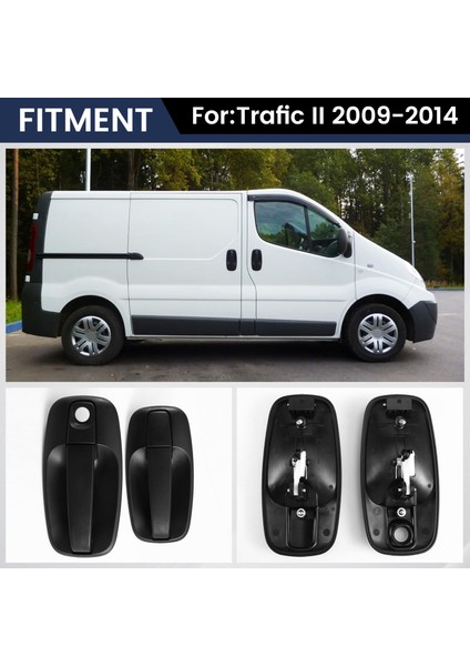 Renault Traic Için 1paır Dış Kapı Tutucu Iı Nissan Primastar x 2.0 Dcı 8200170597 91168525 91168527 8060600QAC (Yurt Dışından) fırsatları