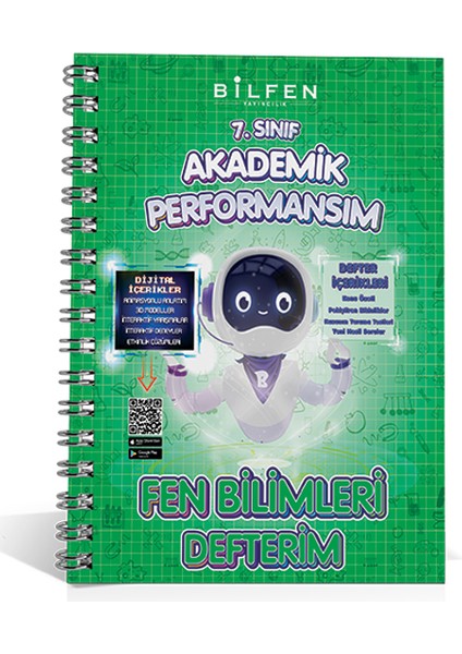 7. Sınıf Fen Bilimleri Akademik Performansım Defterim Yayıncılık