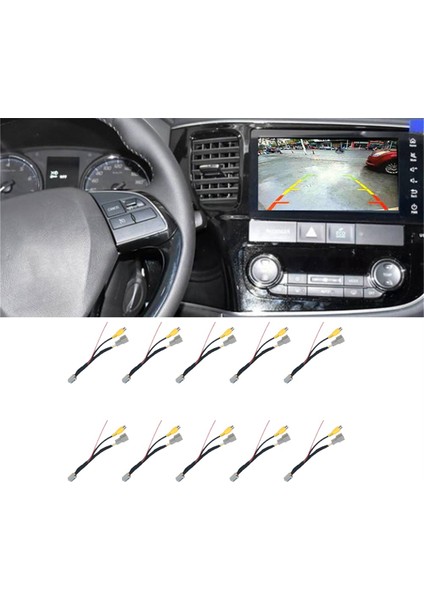 10PCS Arka Görünüm Kamera Rca Video Kablosu Mitsubishi Outlander Asx Gf Gg Zj 13-20 Ters Kamera Dönüştür Kablosu Adaptör (Yurt Dışından) fiyatları
