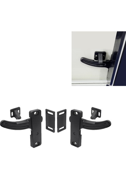 Rv Ekran Kapı Mandal Seti Alüminyum Alaşım Evrensel Fit Kapı Mandal Sapı Kargo Römorku Için Set Rv Aksesuarları (Yurt Dışından) fırsatları