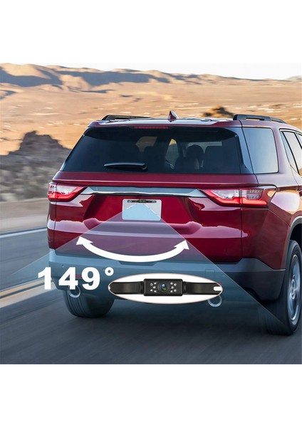 Araba Yedek Kamera Hd Gece Görüşü Arka Görüntüleme Kamera Plaka Plaka Kamerası 9 LED Işık, Ön ve Arka Kameralar (Yurt Dışından) indirimleri