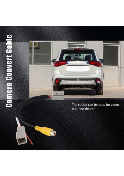 Araba Arka Görünüm Kamerası Rca Video Ters Kamera Mitsubishi Outlander Asx Gf Gg Zj Için Kablo Adaptörü Dönüştürme (Yurt Dışından) fırsatları