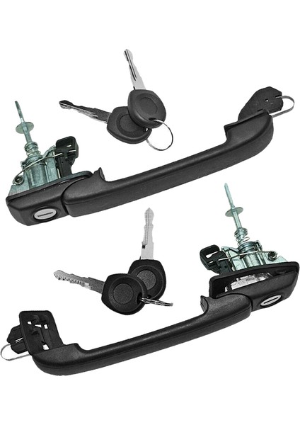 Golf Için 2x Sol ve Sağ Kapı Kolu Jetta Mk3 Iıı Vr6 1H0837207B 1H0837207C (Yurt Dışından)