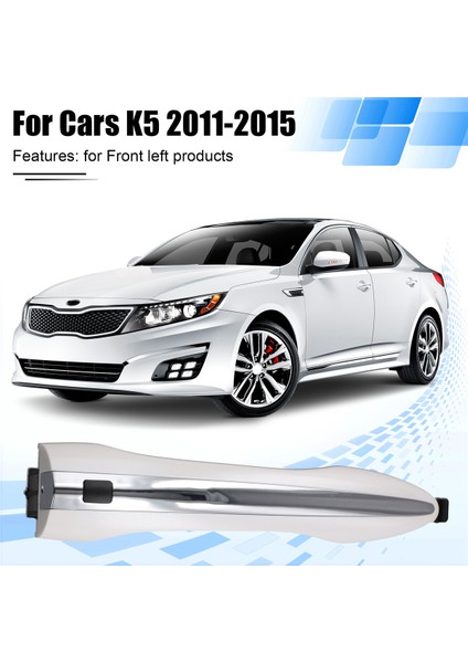 826512T020 Dış Dış Dış Akıllı Anahtar Kapı Kişi Optima Için 2011-2015 Kapı Akıllı Anahtar Tutamak Ön Sol (Yurt Dışından) fırsatları