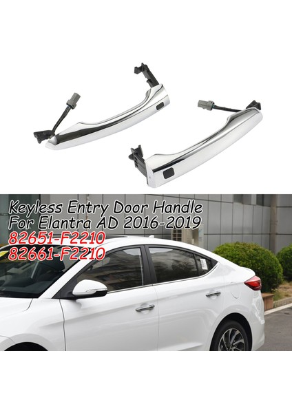 Hyundai Elantra Ad Için Dış Kapı Tutucu Değiştirme 2016-2019 82661-F2210 Sağ Tarafı ile Anahtarsız Giriş (Yurt Dışından) fiyatları
