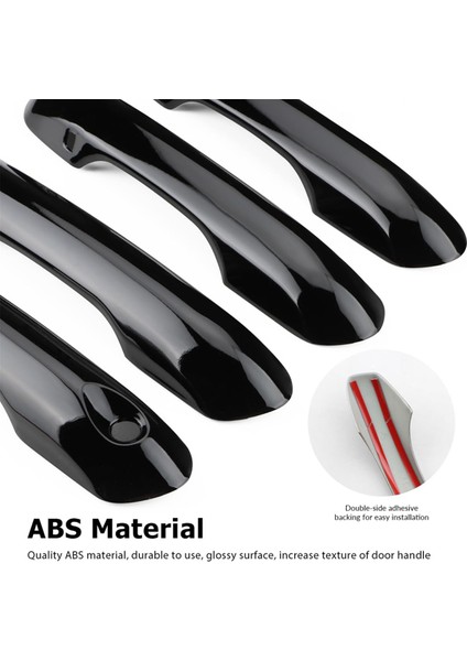 Ford Explorer 2020 2021 2022 2023 Aksesuarlar Için Dış Kapı Tutucu Kapak Döşeme - Siyah (Yurt Dışından) indirimleri