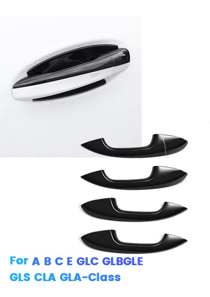 1set Dış Kapı Tutucu Mercedes-Benz C/e/glc/glb/a/b/gle/gls/cla/gla Sınıfı Kapı Çekme Stickers Lhd (Yurt Dışından) modelleri