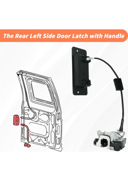 Tople ile Arka Kapı Mandalı 8C2Z-15431A03-A 6C2Z-15431A03-AA Ford E150 E250 E350 E450 E450 Geri Kargo Kapısı Montajı (Yurt Dışından) fiyatları