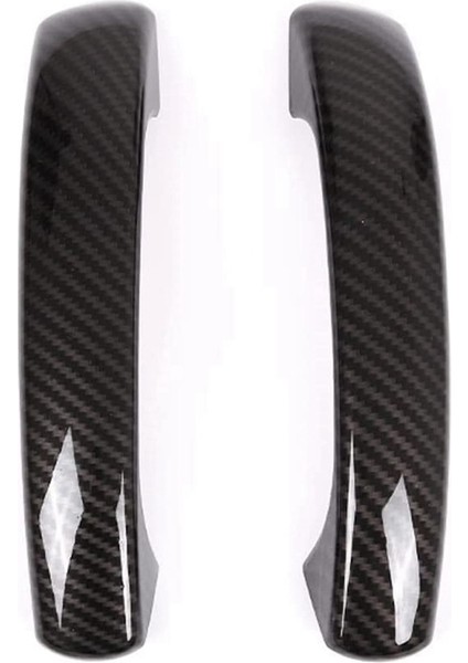 Mercedes Benz Smart 451 Fortwo 2009-2015 Karbon Fiber Araba Dış Kapı Kolu Kapak Süslemesi Dekor Çıkartma Aksesuarları (Yurt Dışından)