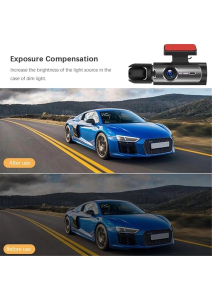 64GB Ön ve Arka Çizgi Kamera, 1080P Tam Hd Ön ve Arka Çizgi Kamera, Yerleşik Kablosuz Wi-Fi, Hd Gece (Yurt Dışından) indirimleri