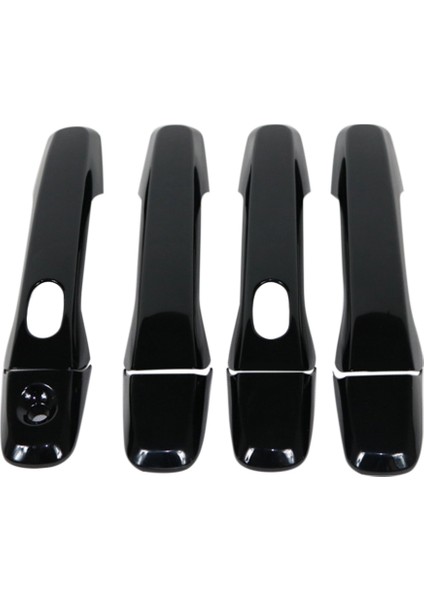 8pcs Abs Parlak Siyah Dış Kapı Kolu Kapak Kapağı Ford Explorer Için Akıllı Delikli 2011-2018 (Yurt Dışından)