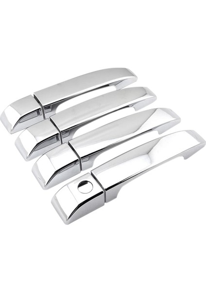 Gümüş Kapı Kolu Kapaklar Land Rover Range Rover Vogue L322 2002-2012 (Yurt Dışından)