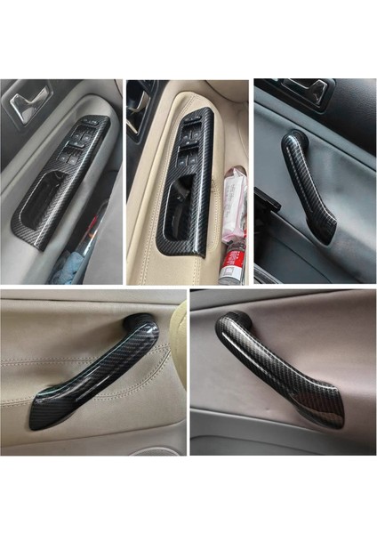 Karbon Fiber Lhd Araba Ön Arka Sol Kapı Çekme Kolu Vw Bora Golf 4 Mk4 Jetta 1999-2004 (Yurt Dışından) indirimleri