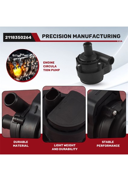 Motor Yardımcı Motor Su Pompası 2118350264 Mercedes-Benz R500 GL320 Için Iklim Kontrolüne Uyuyor (Yurt Dışından) indirimleri